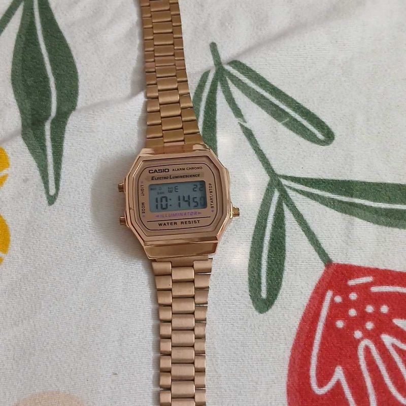 Casio Rose Gold Digital Watch