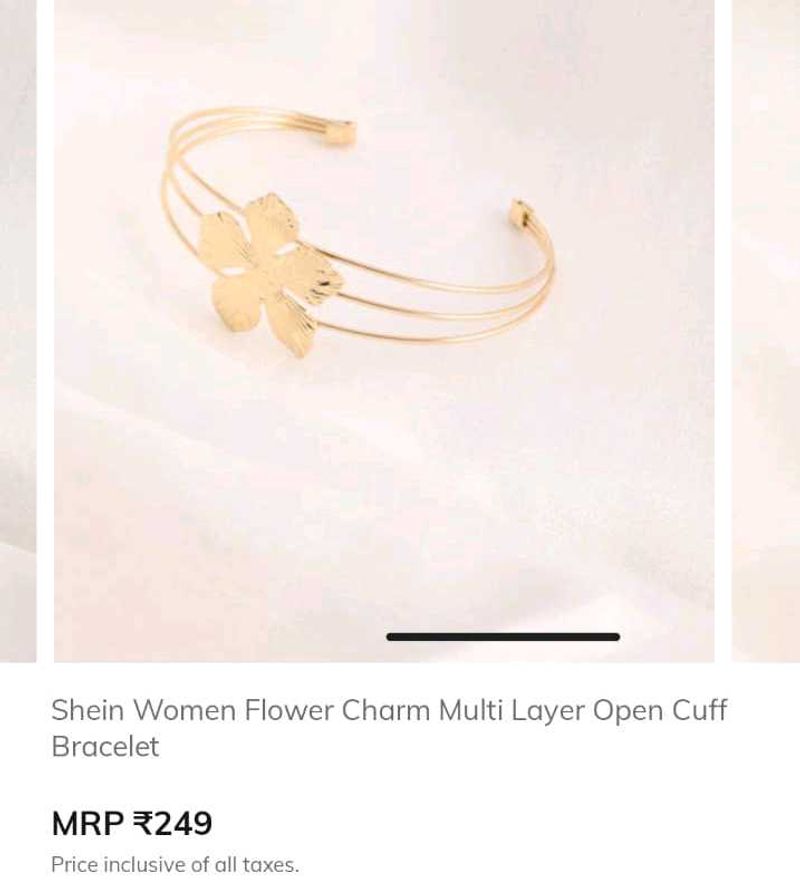 free size cute golden bracelet