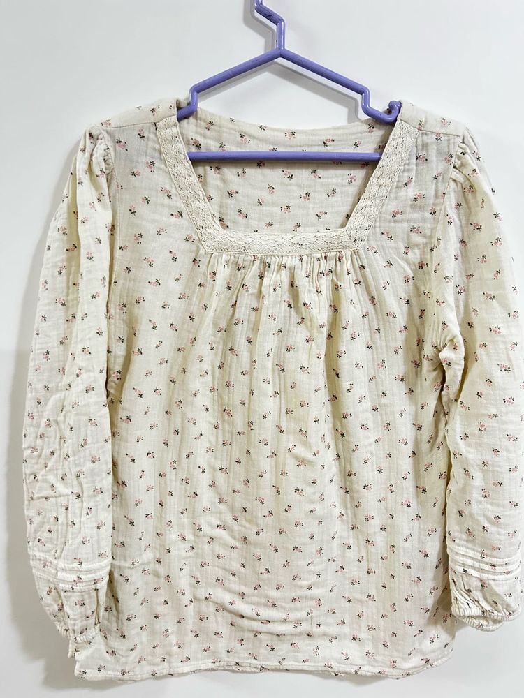 coquette floral top🎀