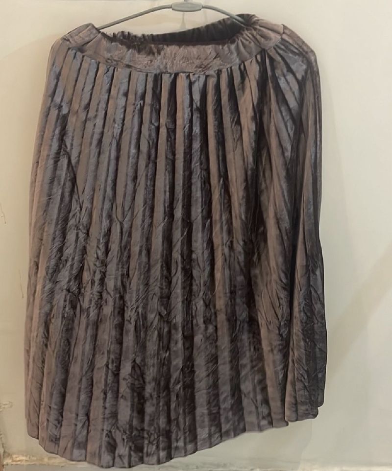 Pleated Midi Skirt
