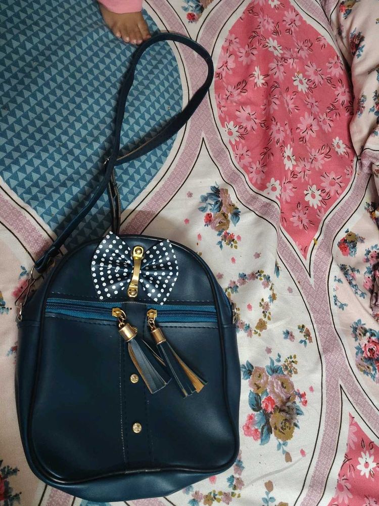 New Cute Blue Crossbody Bag