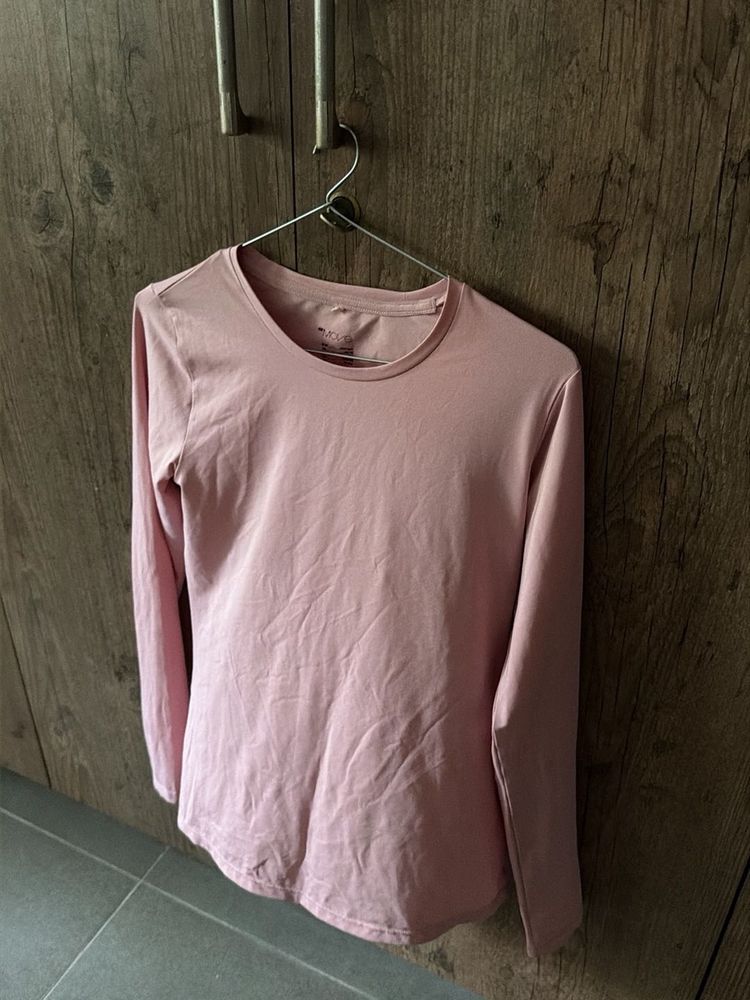 Soft Pink Long Sleeve Top
