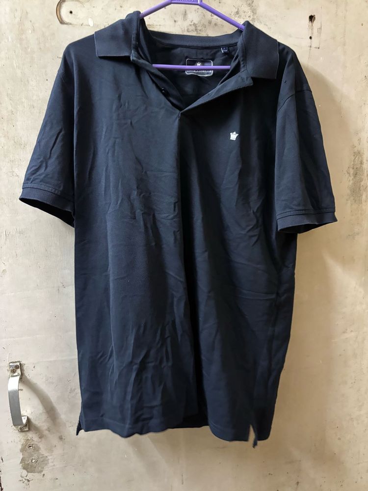Navy Blue Polo T-Shirt