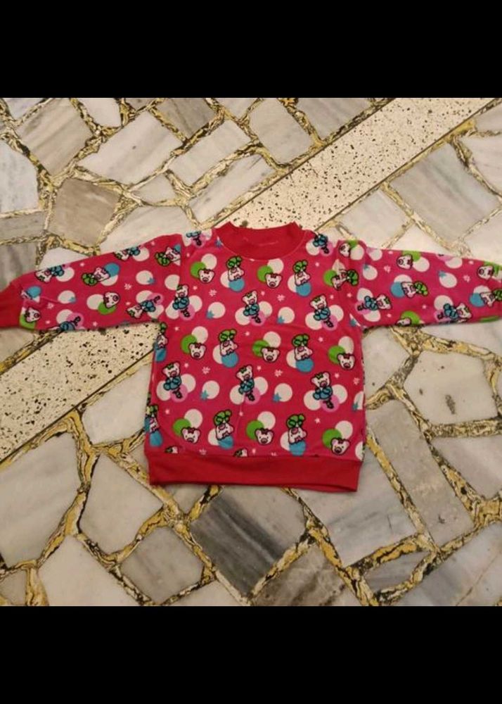 16. Cute Cartoon Print Sweatshirt