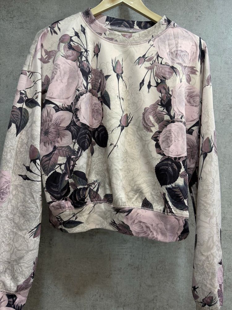 Floral Print Sweatshirt
