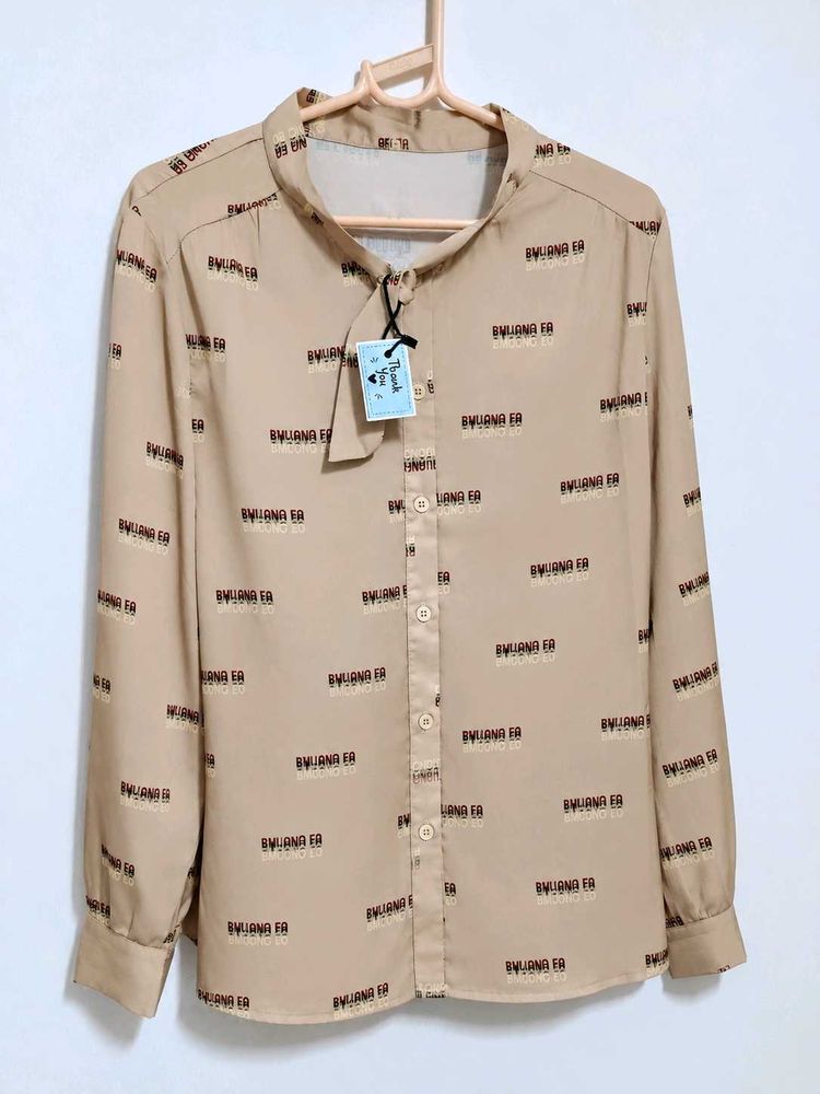 Stylish Printed Button-Down Shirt