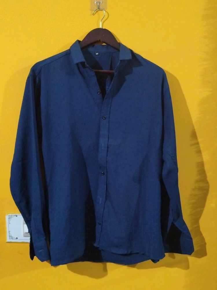 Men's Blue Casual Shirt