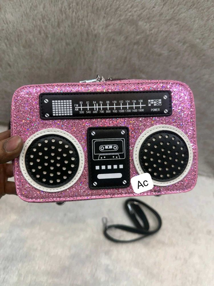 Retro Radio Crossbody Bag