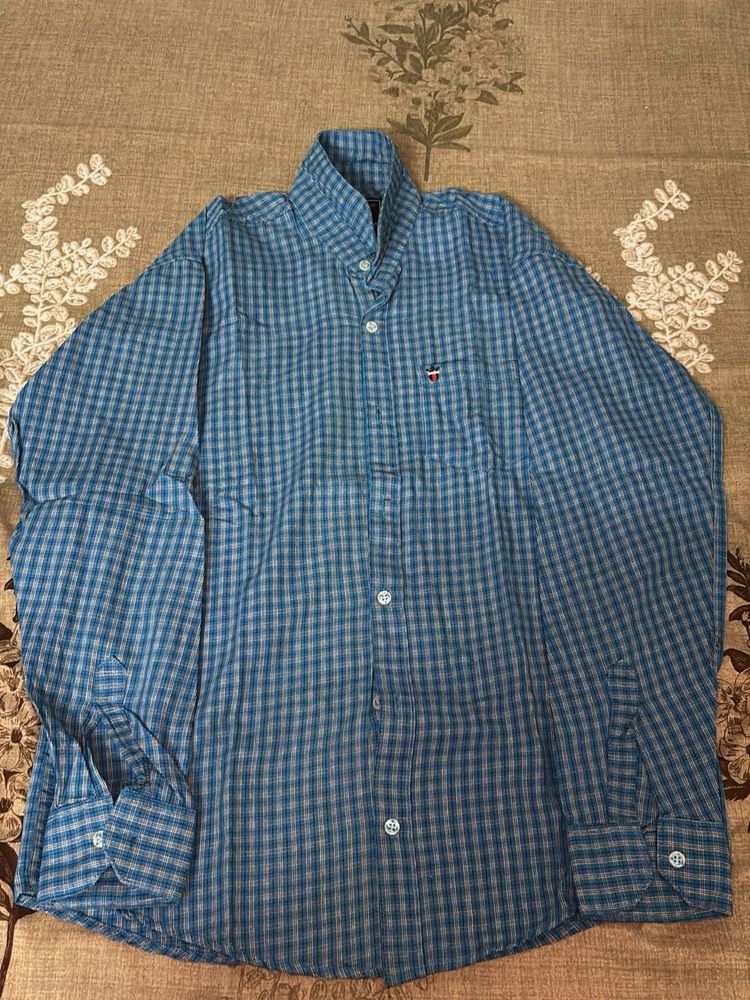 Blue Checked Shirt