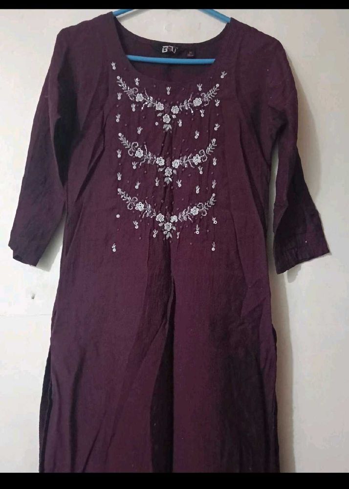 Elegant Purple Kurta