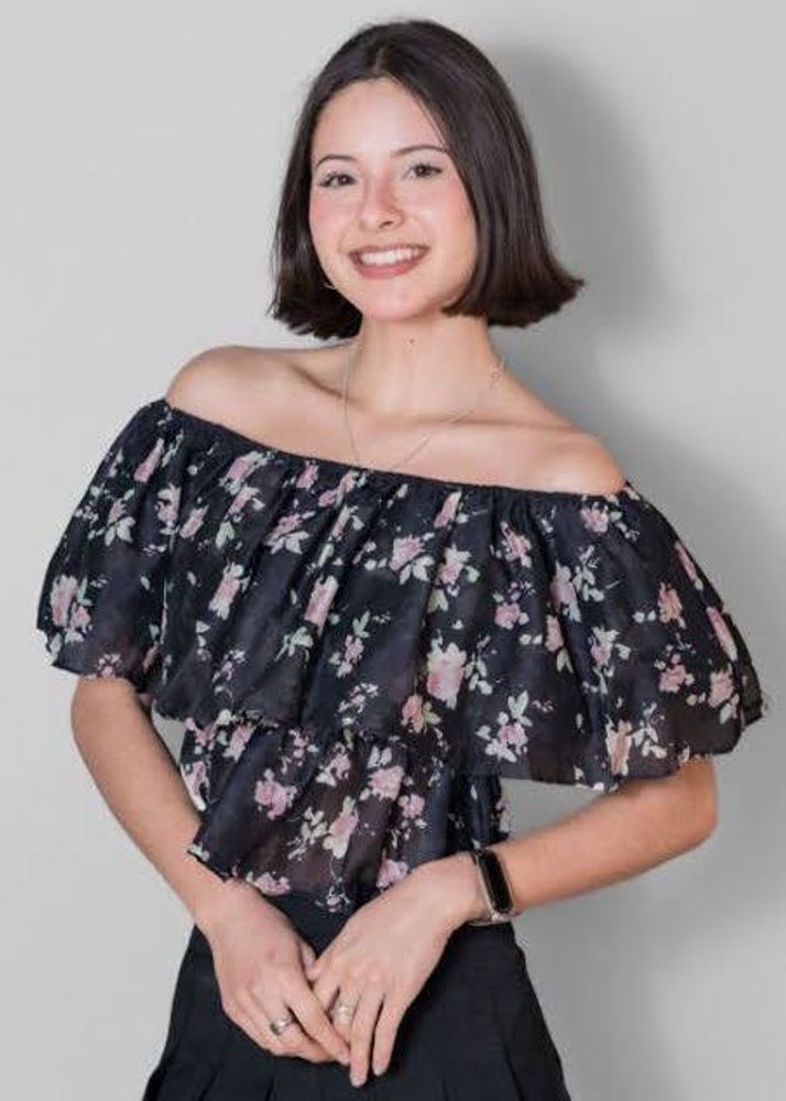flowy mesh top with lining