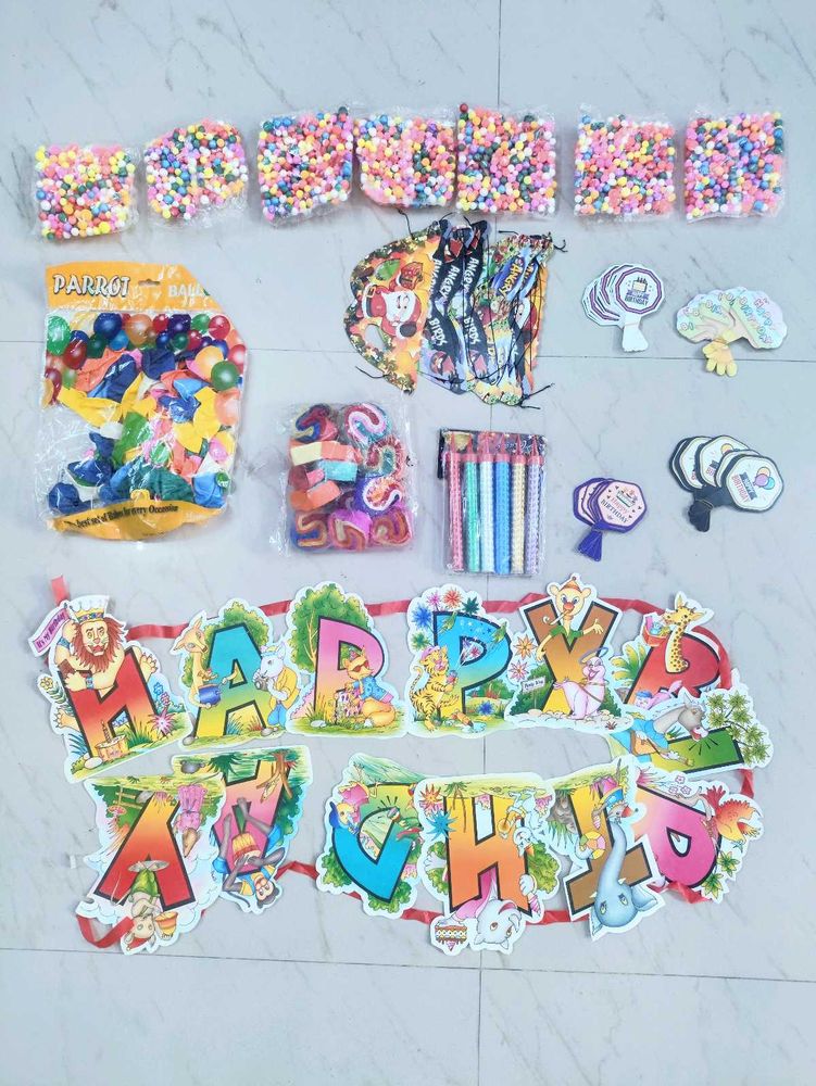 Kids Birthday &amp; Party Decoration Set