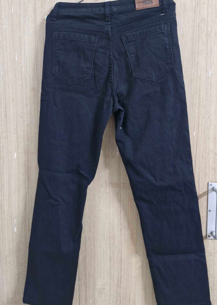 Classic Dark Wash Denim Jeans