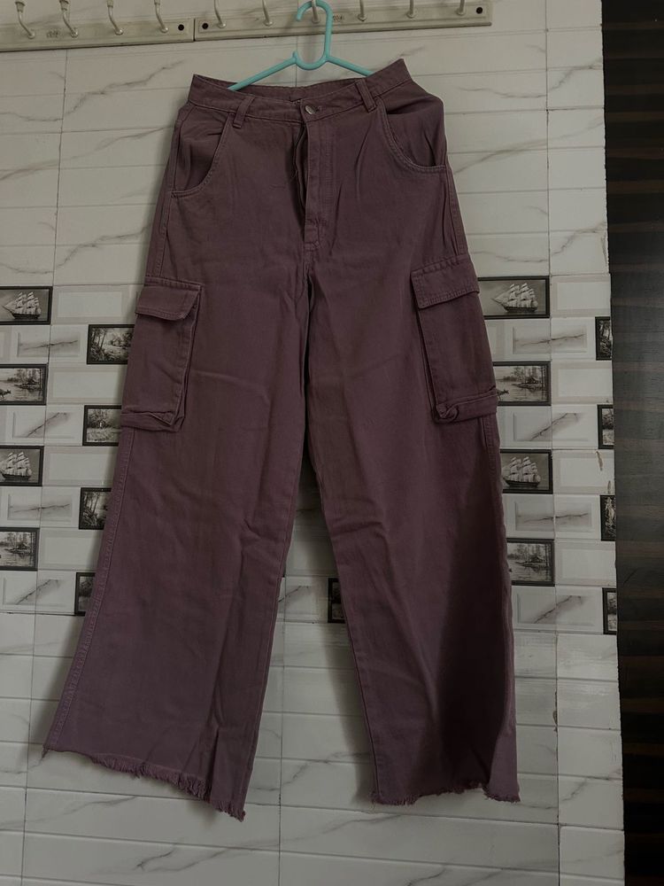 Wide Leg Cargo Pants