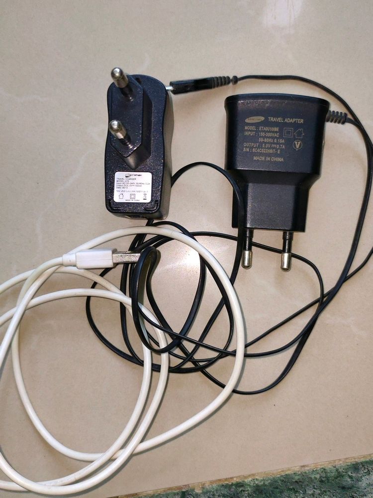 Original Samsung And Micromax Mobile Charger