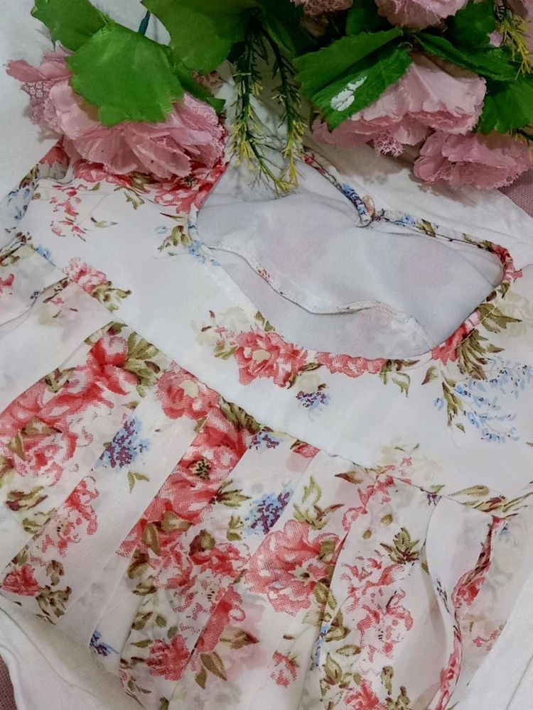 Elegant Floral Print Kurta