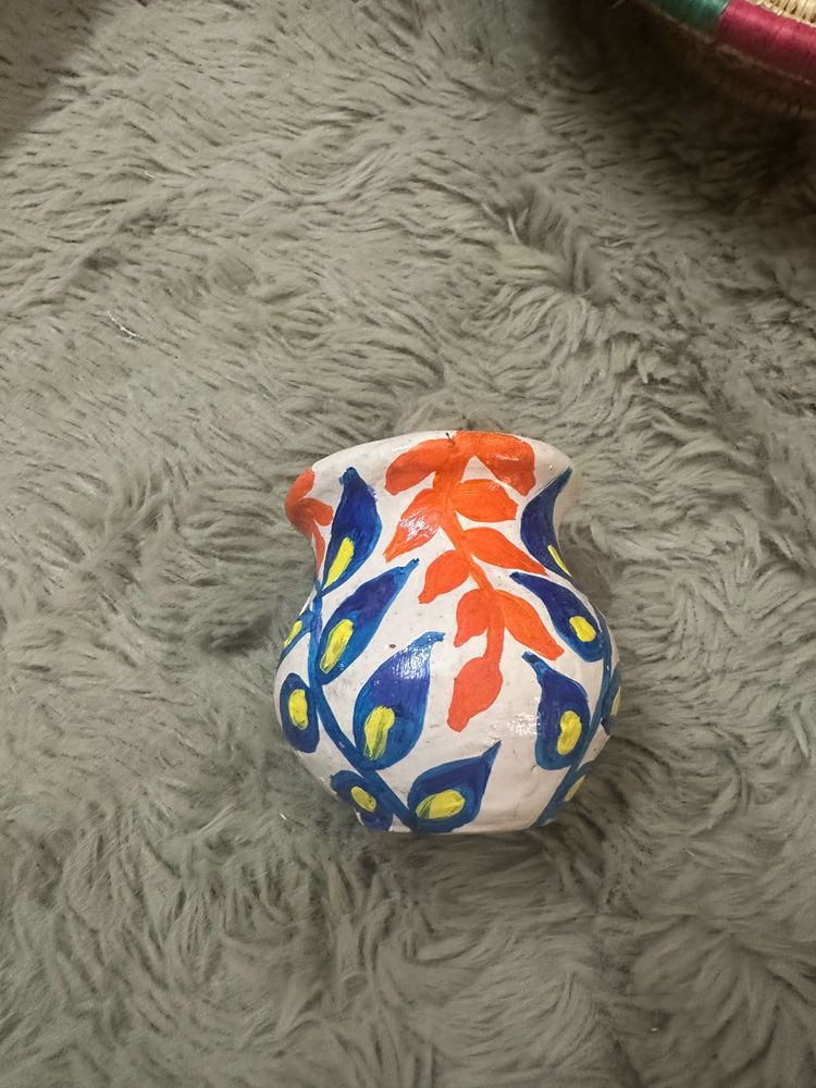 Hand-Painted Decorative Vase