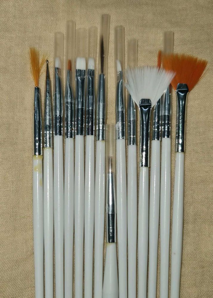 Set of 14 Detail Nail Art Brushes