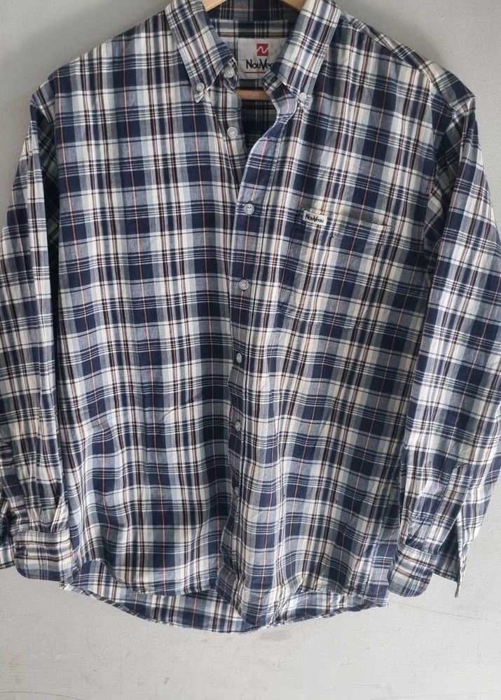 Classic Plaid Button-Down Shirt