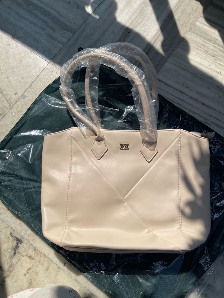 Stylish Beige Tote Bag