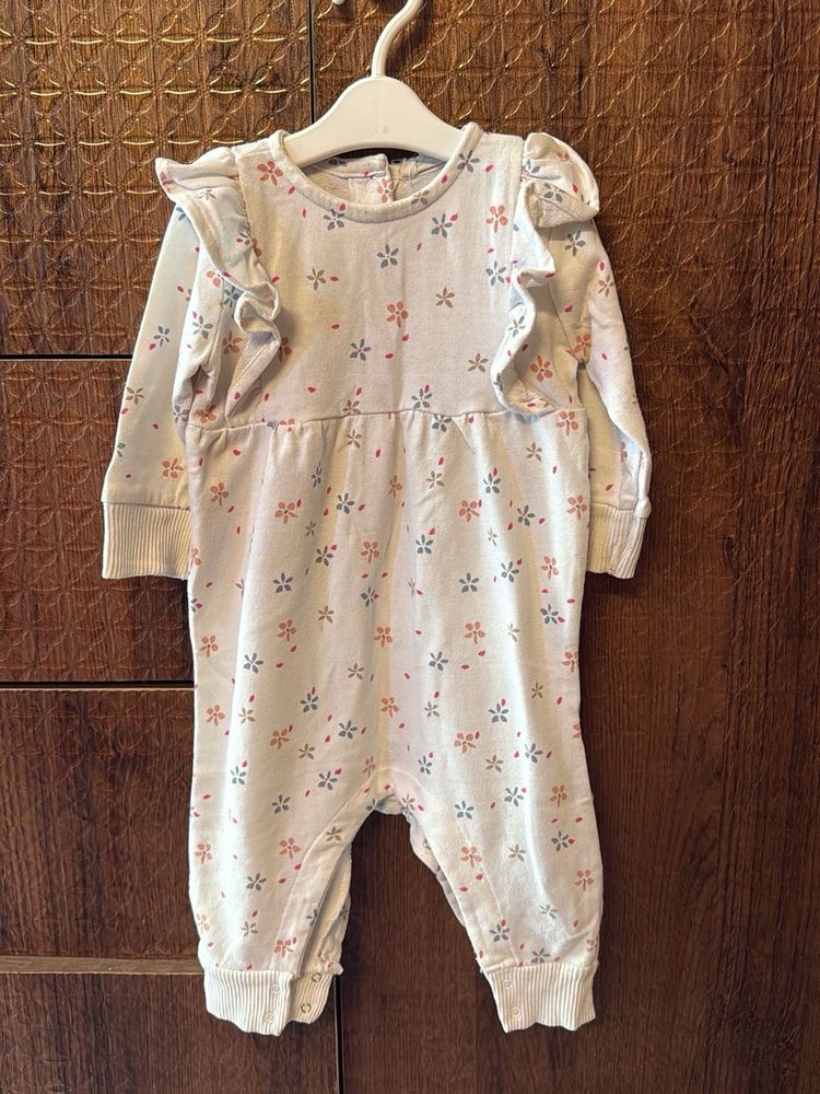 Floral Ruffle Romper