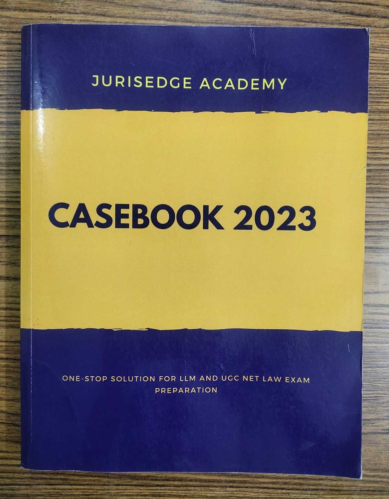 Jurisedge Casebook 2023 | UGC NET Law &amp; Judiciary
