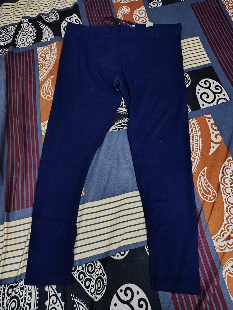 Comfortable Navy Blue Leggings 2xl