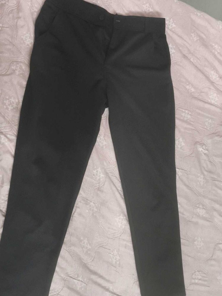 Black Classic Fit Trousers