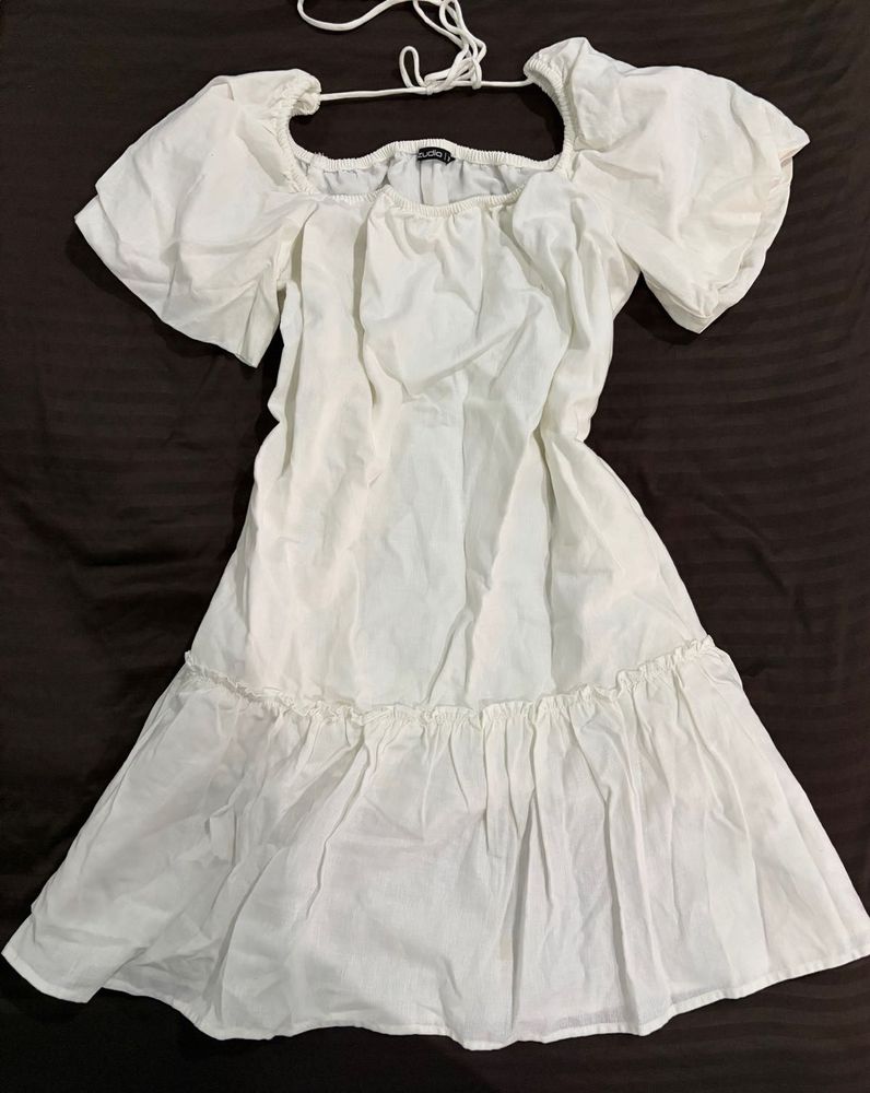 white babydoll dress