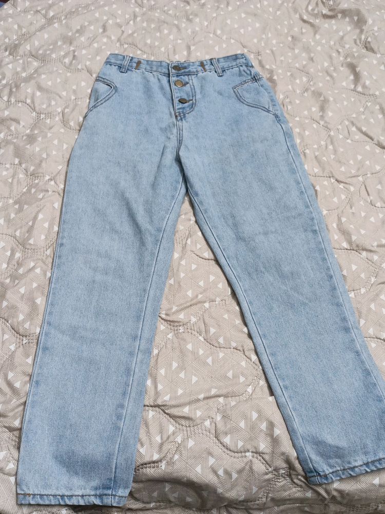 High Waist Unused Jean