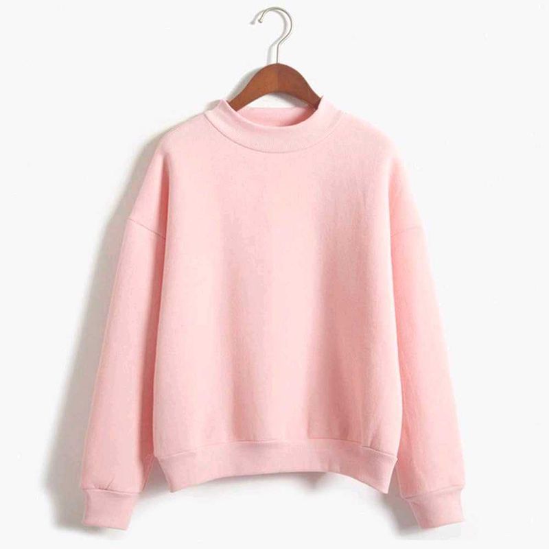 Pink Pullover Sweatshirt