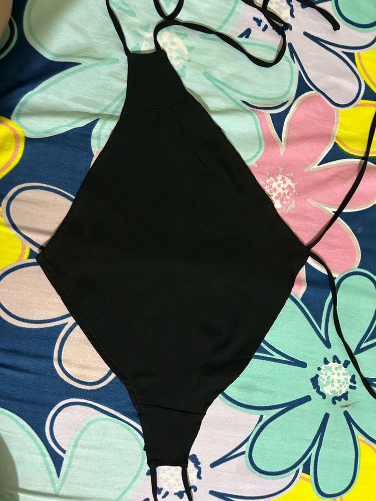 Stylish Black One-Piece Swimsuit