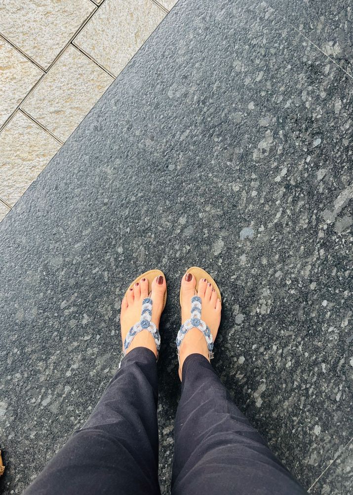 Stylish T-Strap Sandals party wear flat