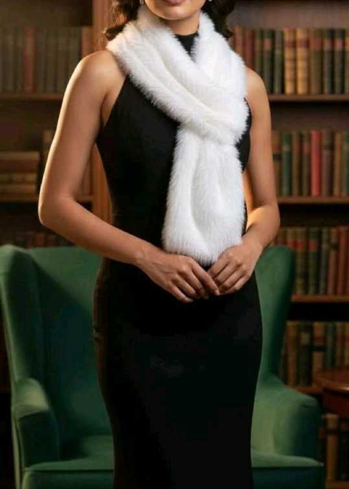 Elegant Faux Fur Scarf