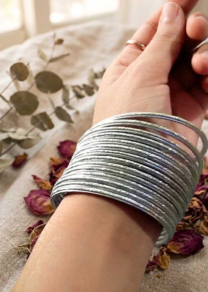 Set of Silver Bangles