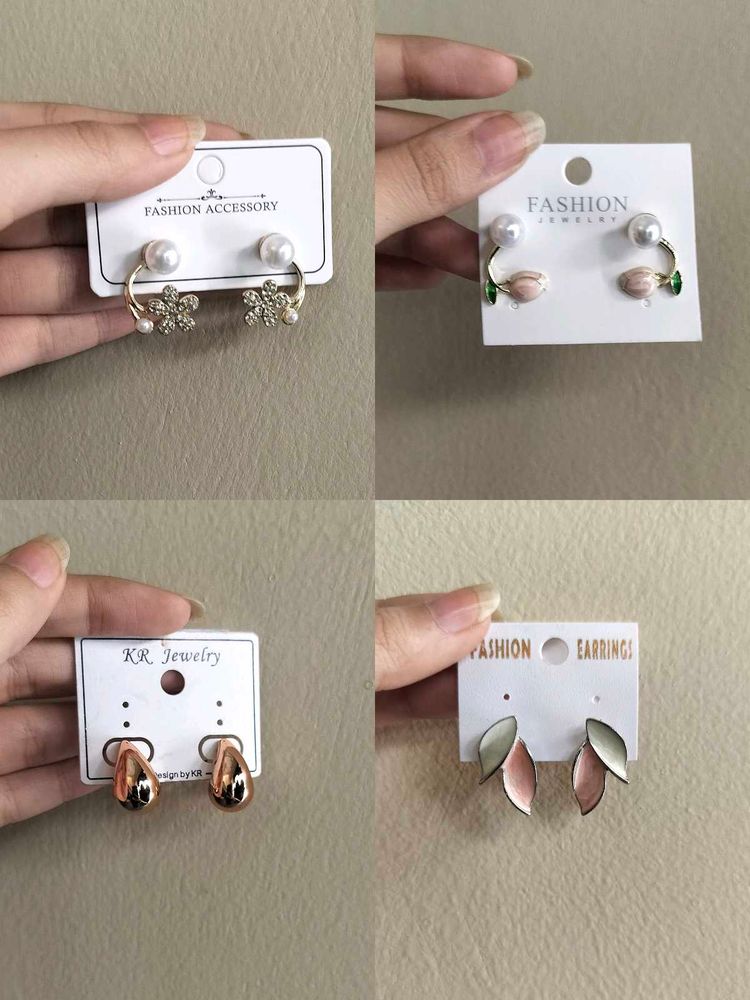 Set of 4 Cute Earrings