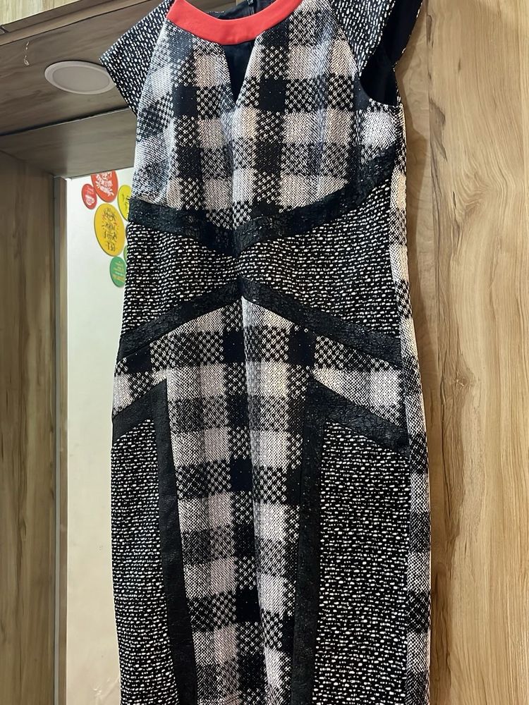 River Island BrandTweed Plaid Sheath Dress