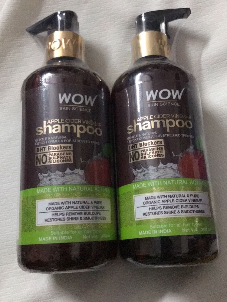 Wow Skin Science Apple Cider Vinegar Shampoo 1