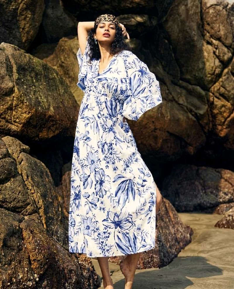 Boho Floral Maxi Dress