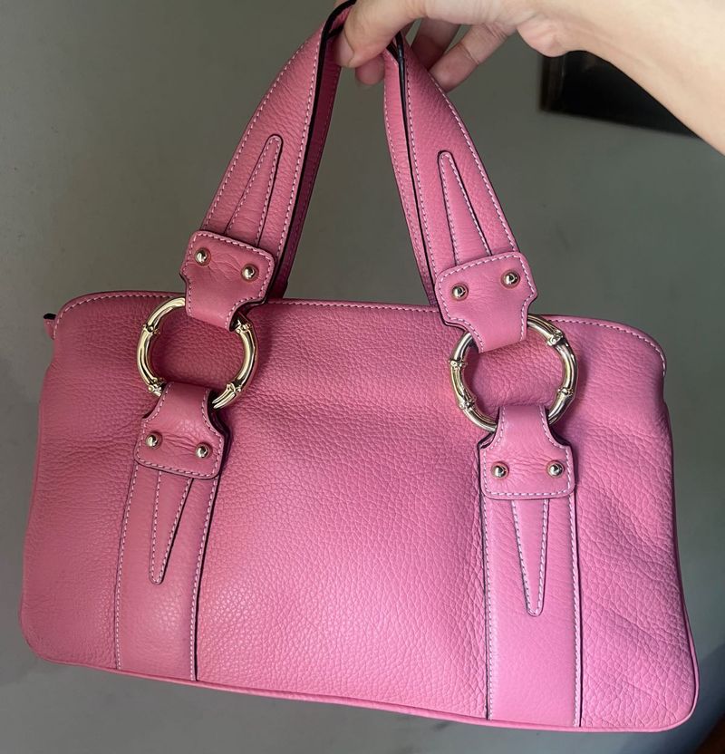 Y2K Gucci Barbiecore pink leather bag