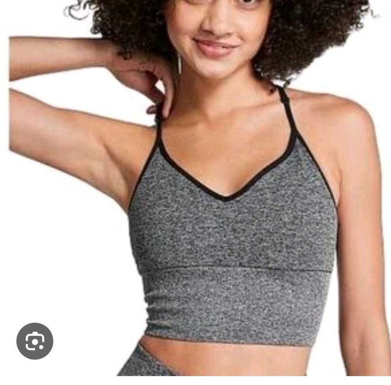 Gray Sports Bra