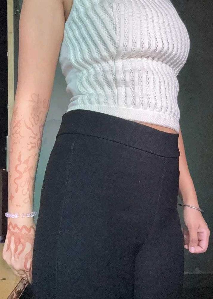 cannagaicy paris flared elasticated pants