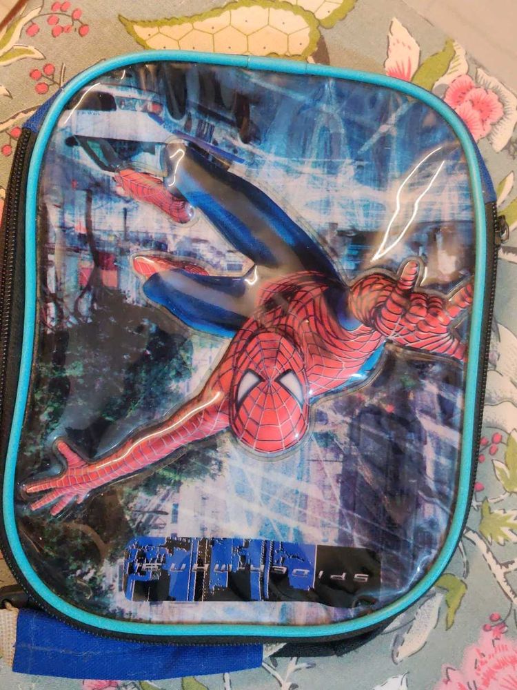 Spiderman theme lunch bag