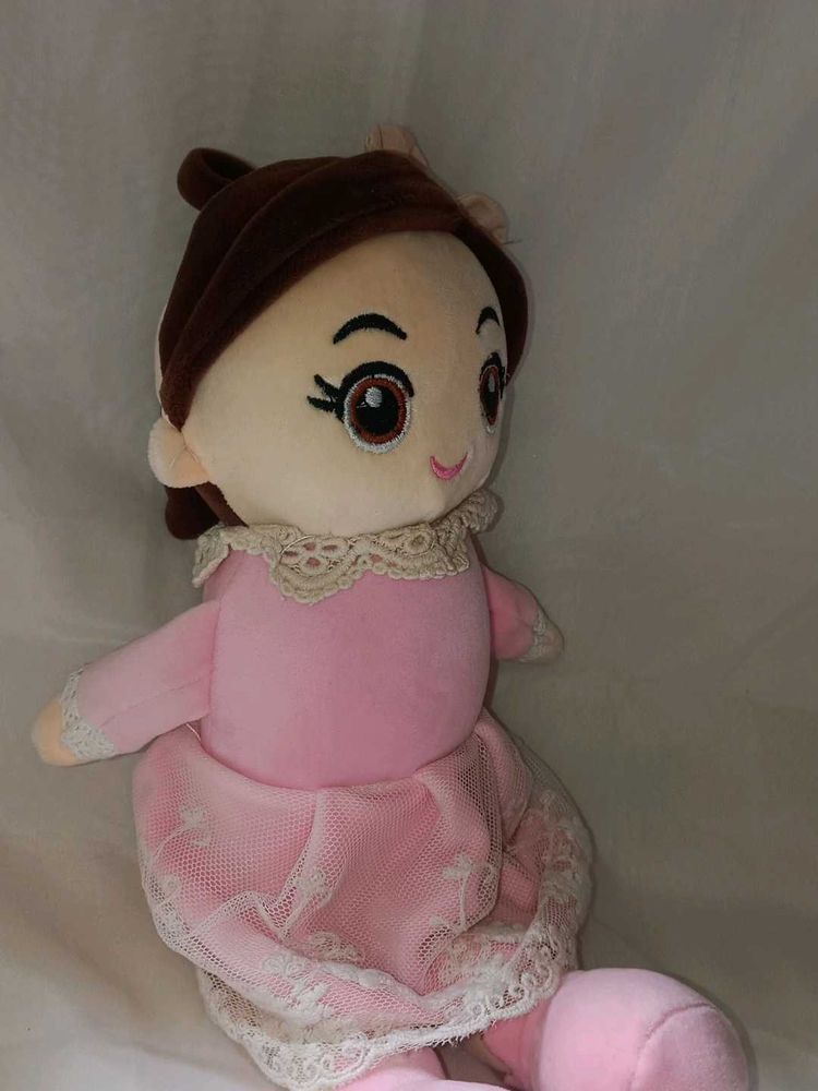 Cute Pink ponytail Doll Plush Toy🫶🩷🌱