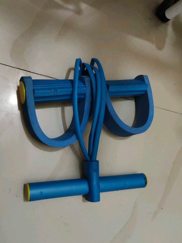 Blue Resistance Band Fitness Equipment
