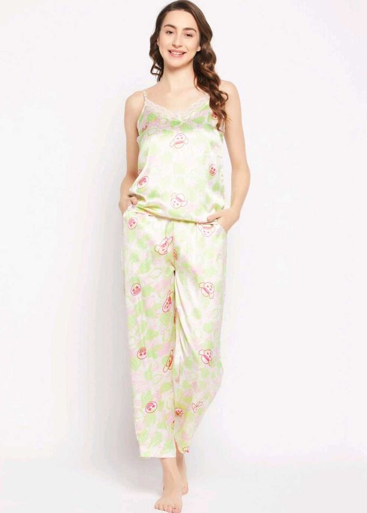 Clovia Cami Top &amp; Pajama Set