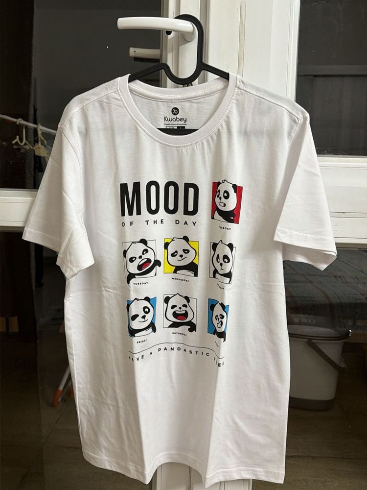 Cute Panda "Mood of the Day" T-Shirt