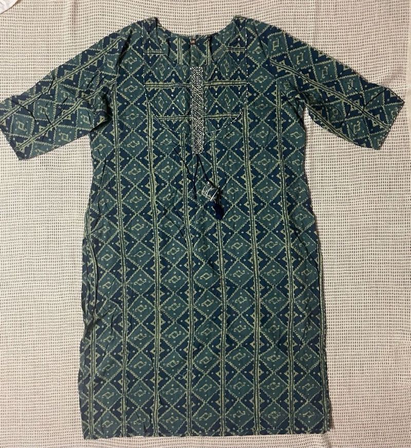 Boho Diamond Print Kurta