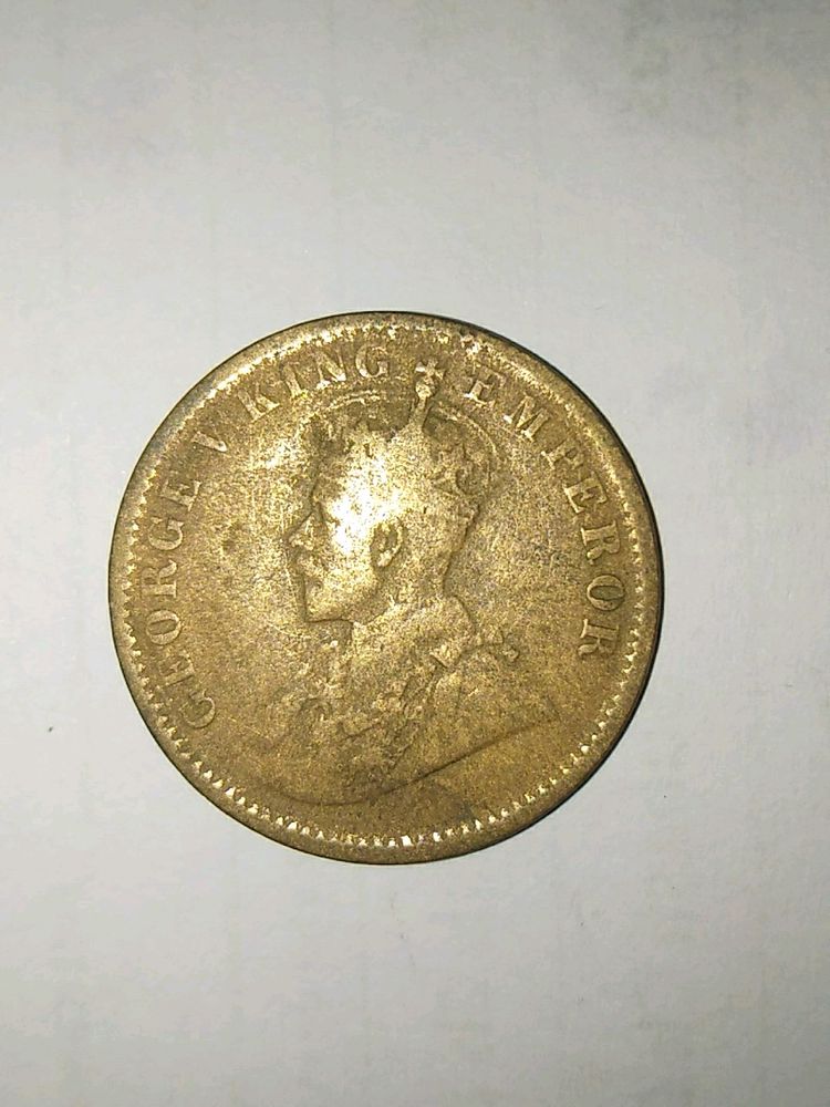One Quarter Anna 1913 (GEORGE V King)