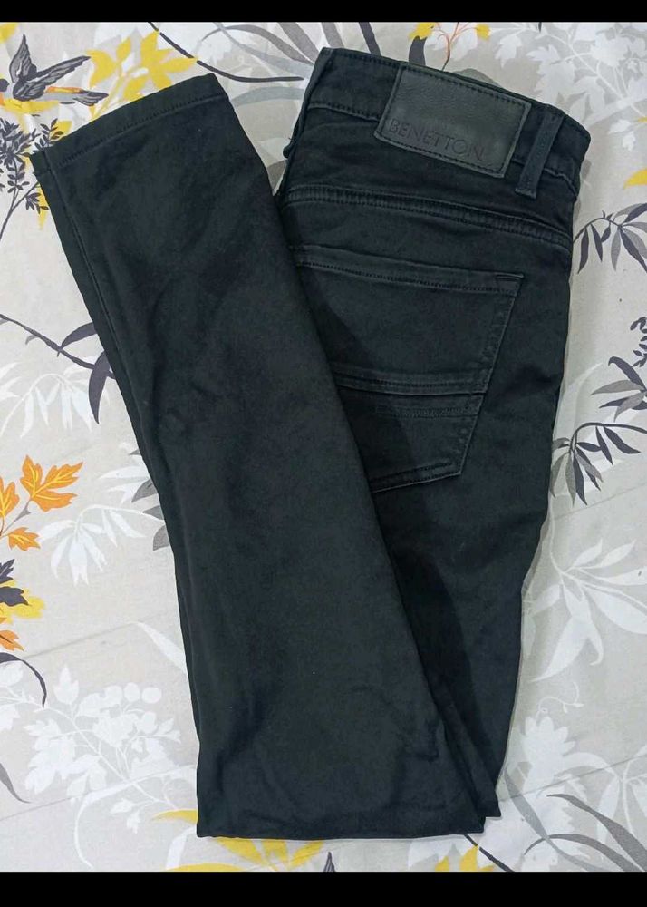 UCB Black Dark Wash Slim Fit Jeans